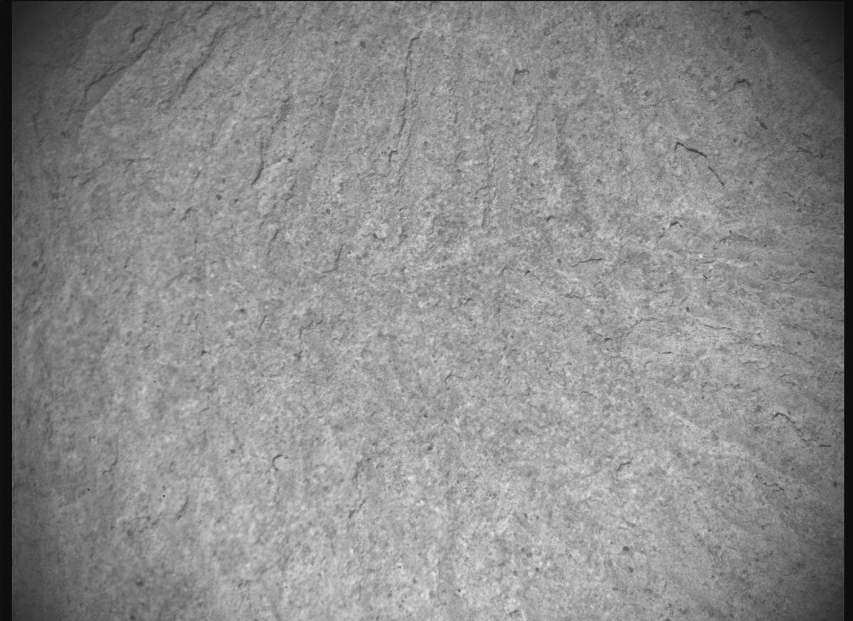 Foto de Marte da câmera SHERLOC_ACI