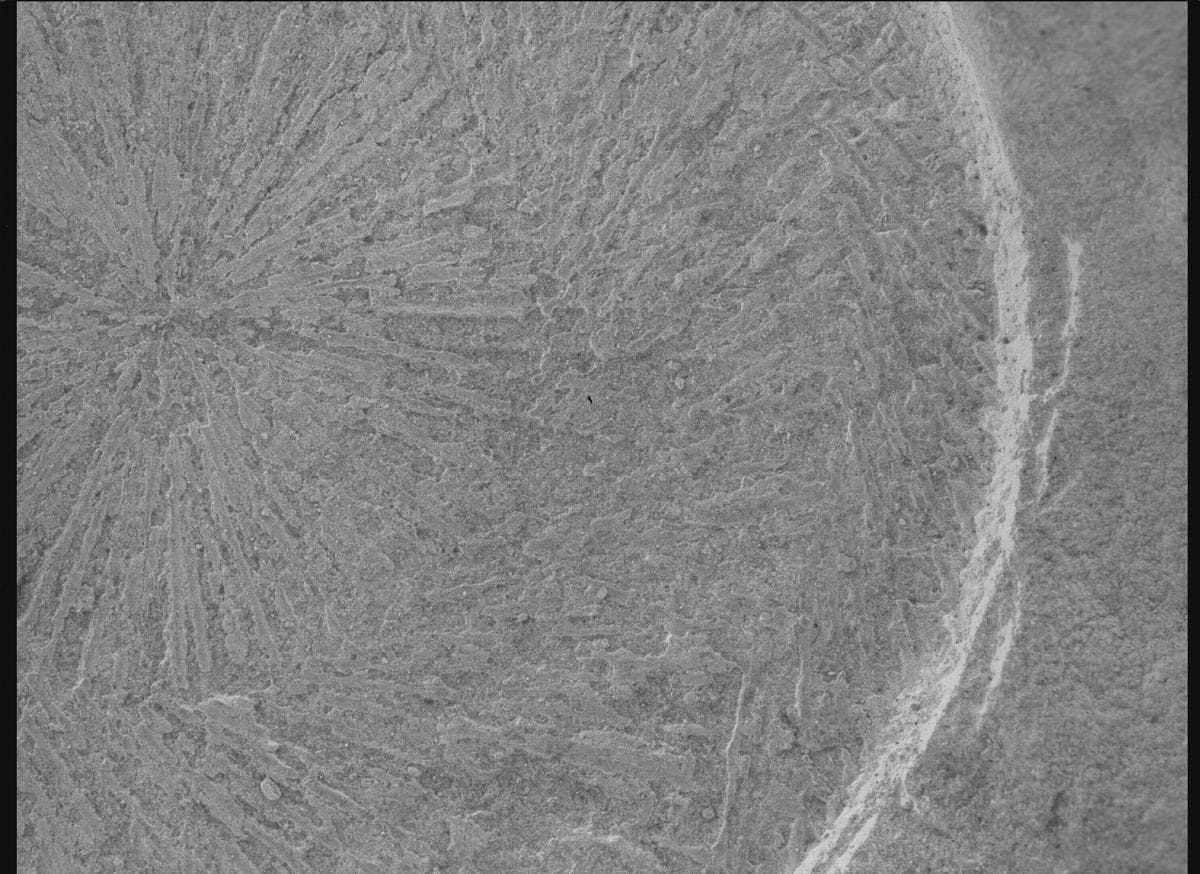 Foto de Marte da câmera SHERLOC_WATSON