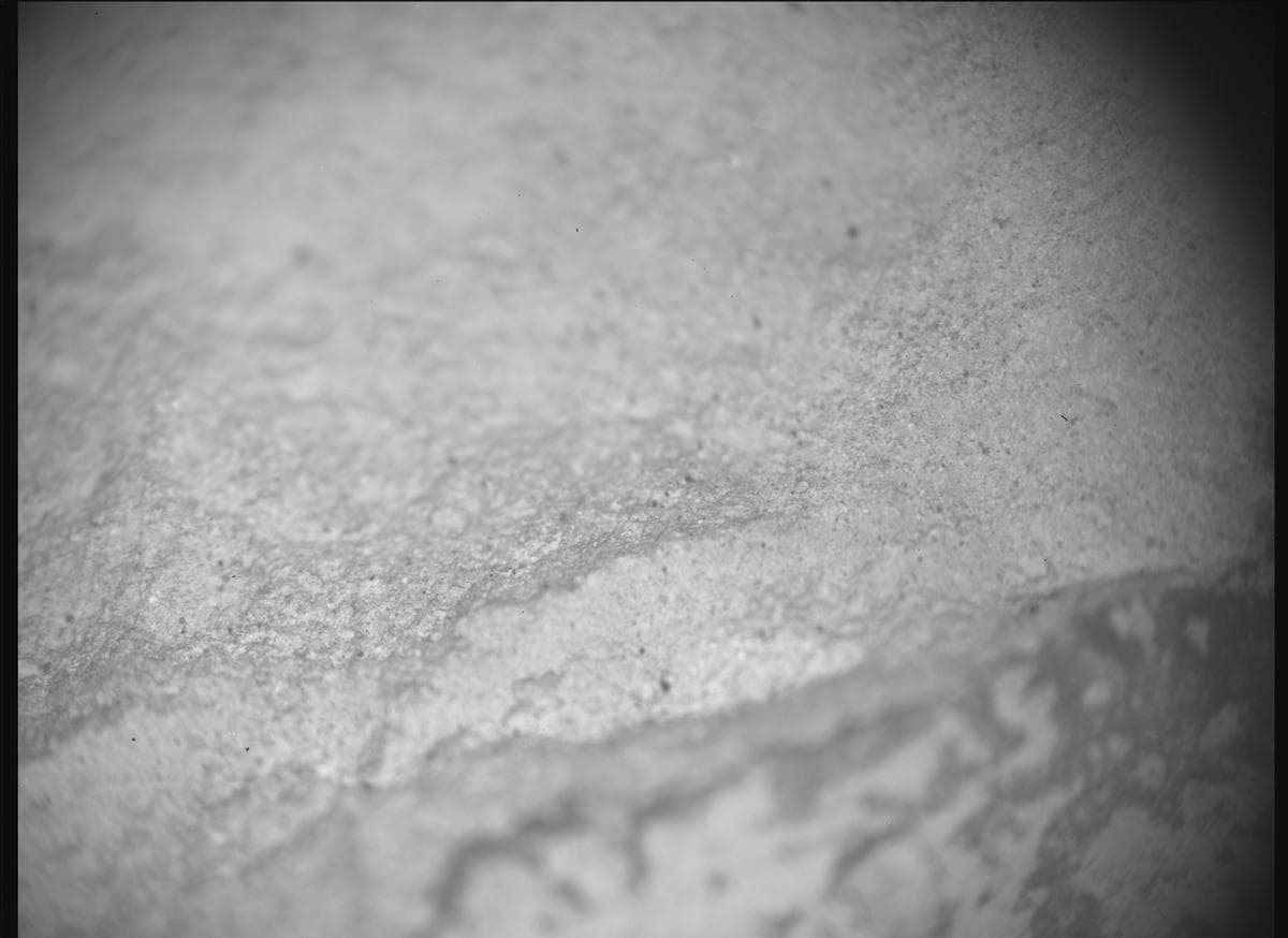 Foto de Marte da câmera SHERLOC_ACI