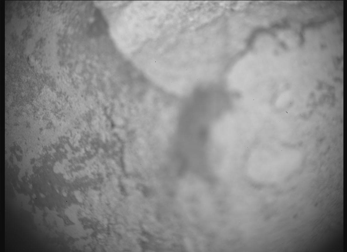 Foto de Marte da câmera SHERLOC_ACI