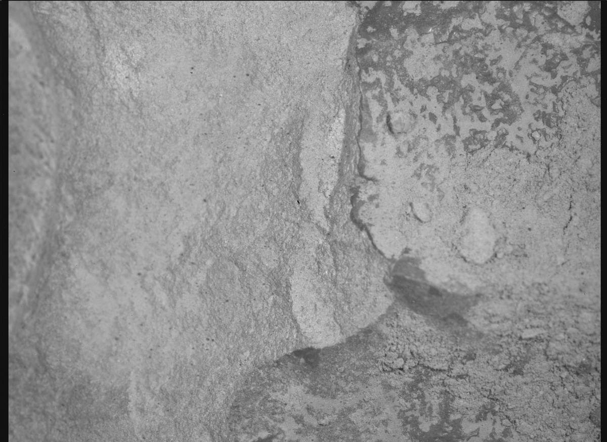 Foto de Marte da câmera SHERLOC_WATSON