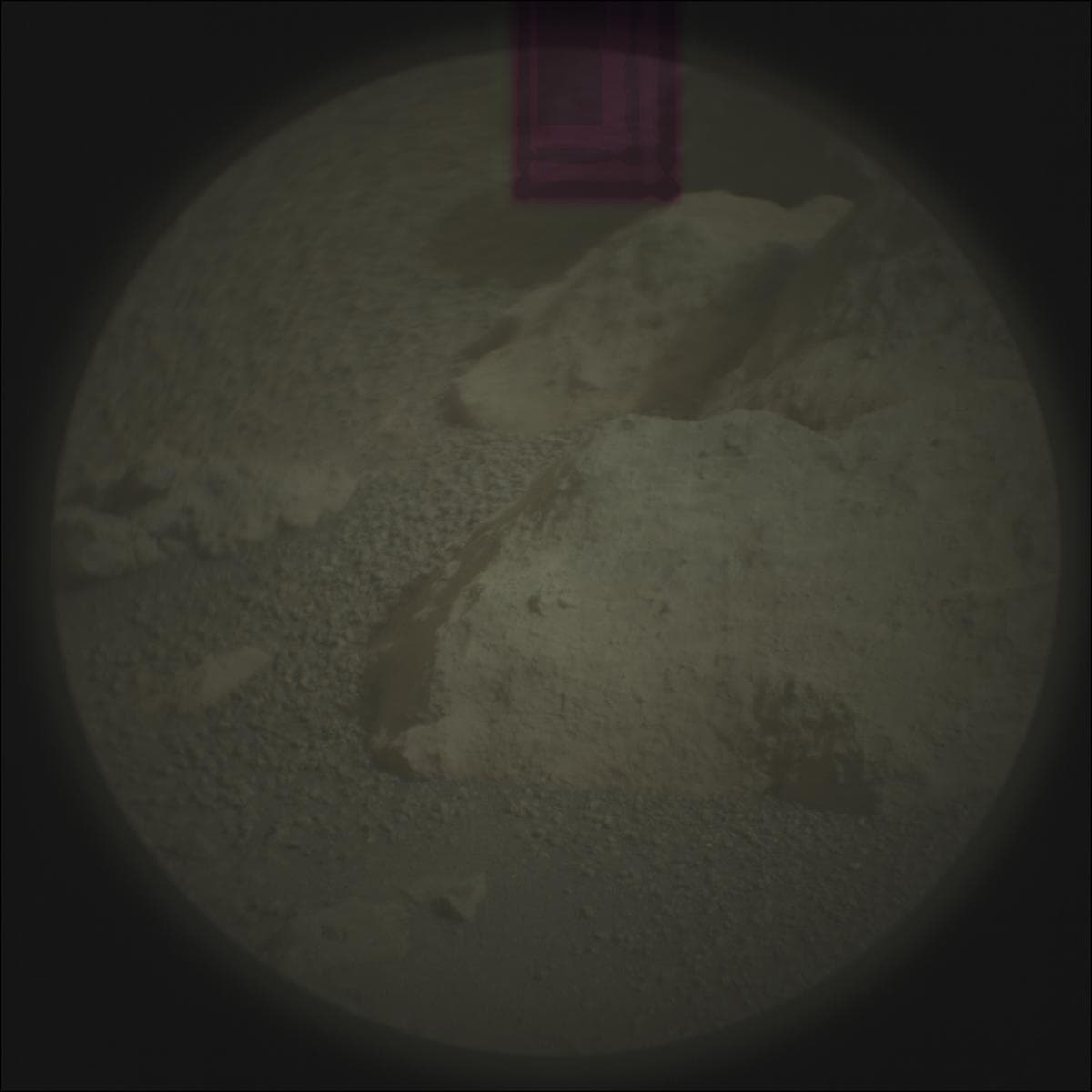 Foto de Marte da câmera SUPERCAM_RMI