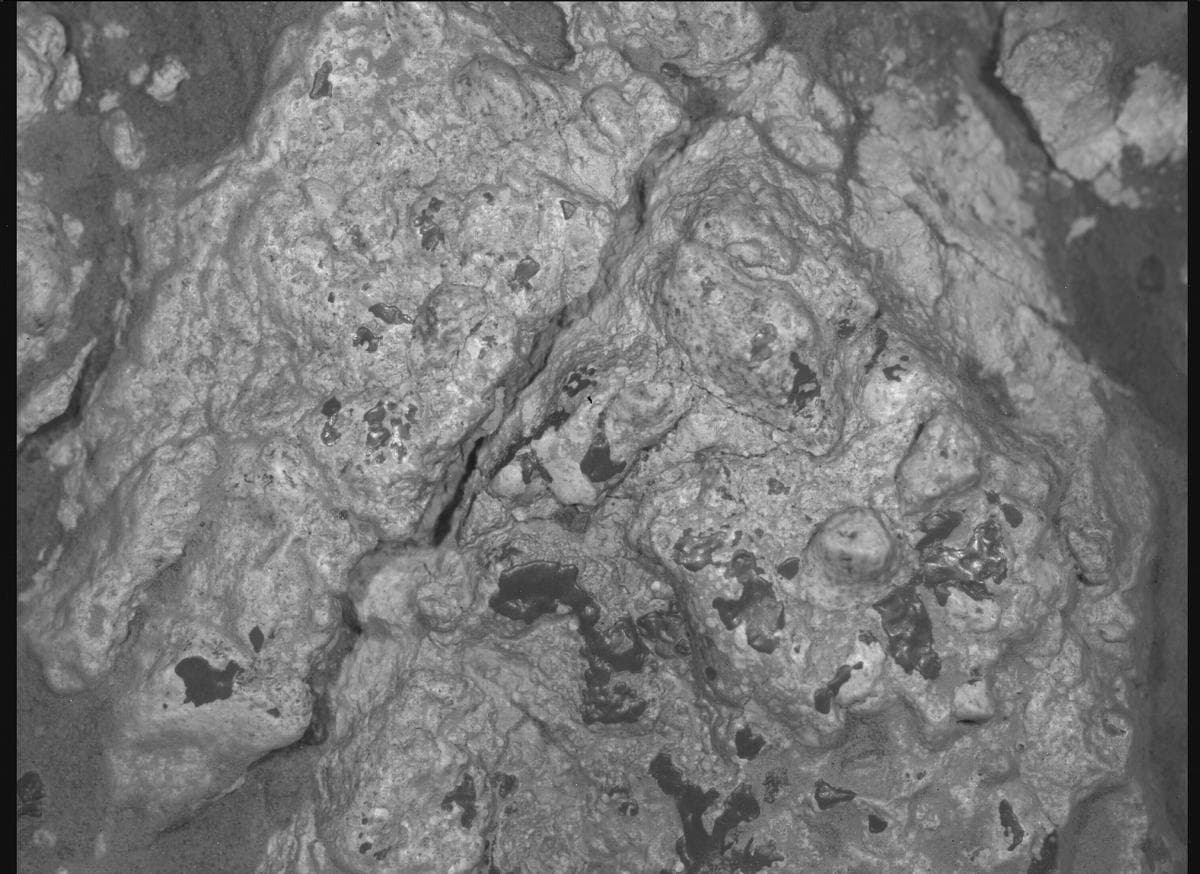 Foto de Marte da câmera SHERLOC_WATSON