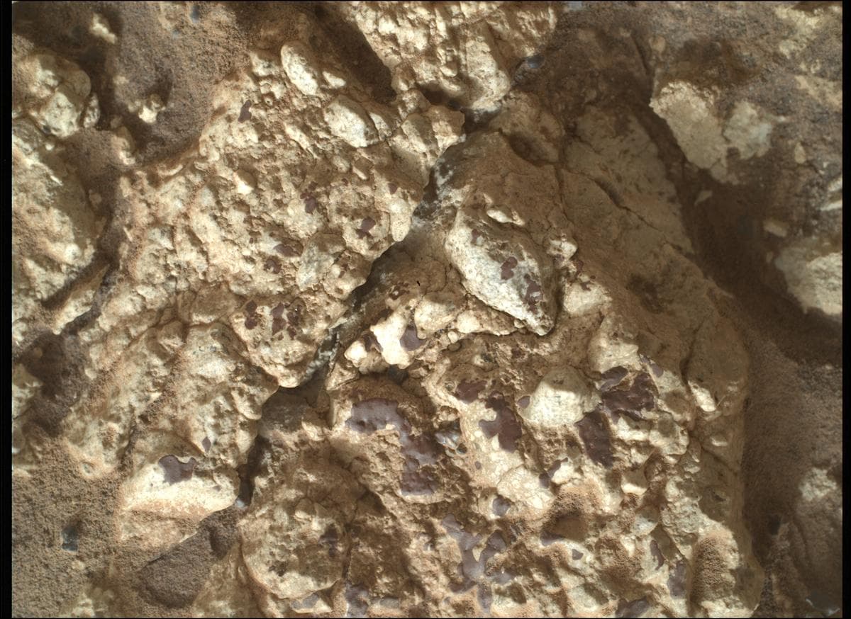 Foto de Marte da câmera SHERLOC_WATSON