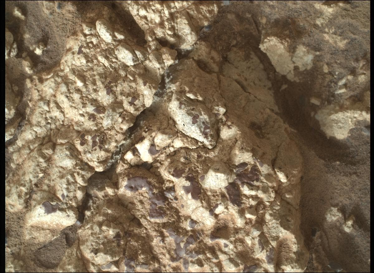 Foto de Marte da câmera SHERLOC_WATSON