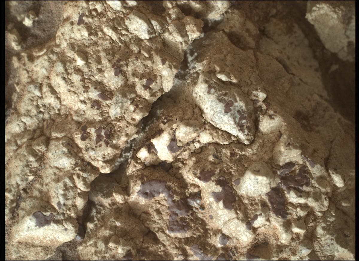 Foto de Marte da câmera SHERLOC_WATSON