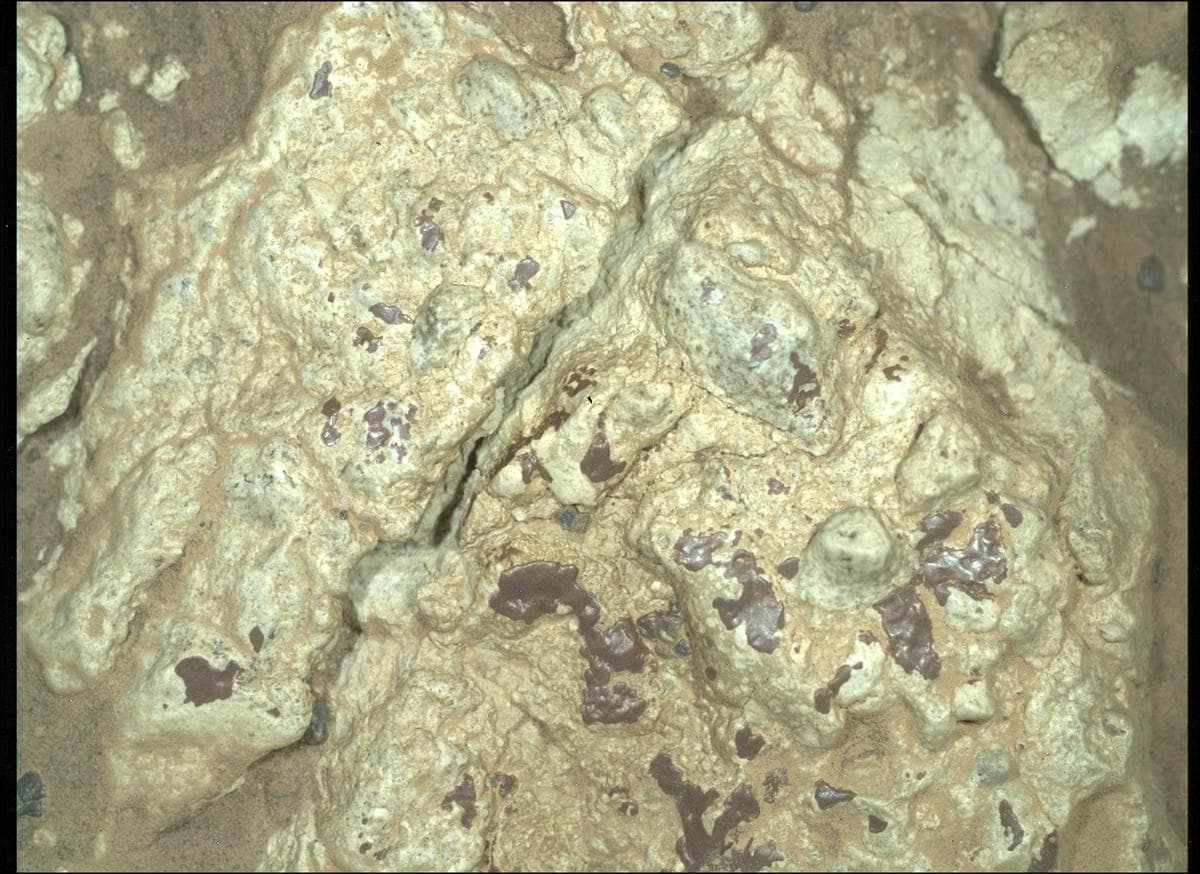 Foto de Marte da câmera SHERLOC_WATSON