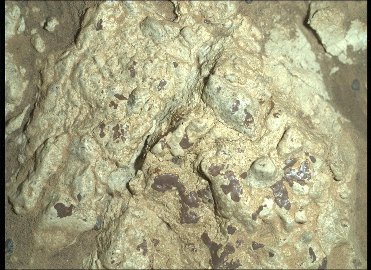 Foto de Marte da câmera SHERLOC_WATSON