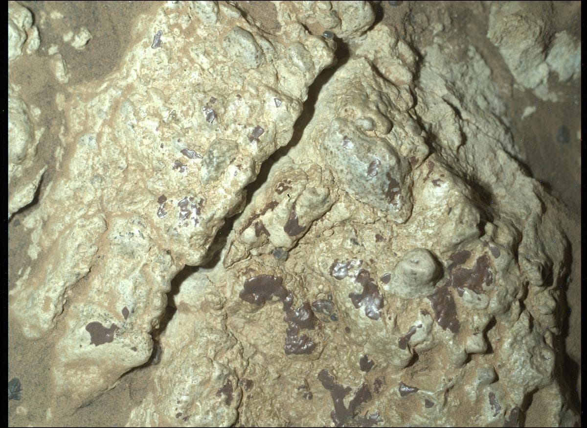 Foto de Marte da câmera SHERLOC_WATSON