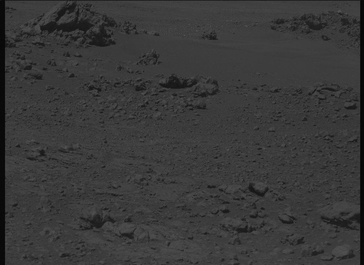 Foto de Marte da câmera MCZ_LEFT