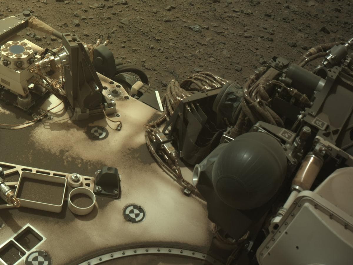 Foto de Marte da câmera NAVCAM_RIGHT