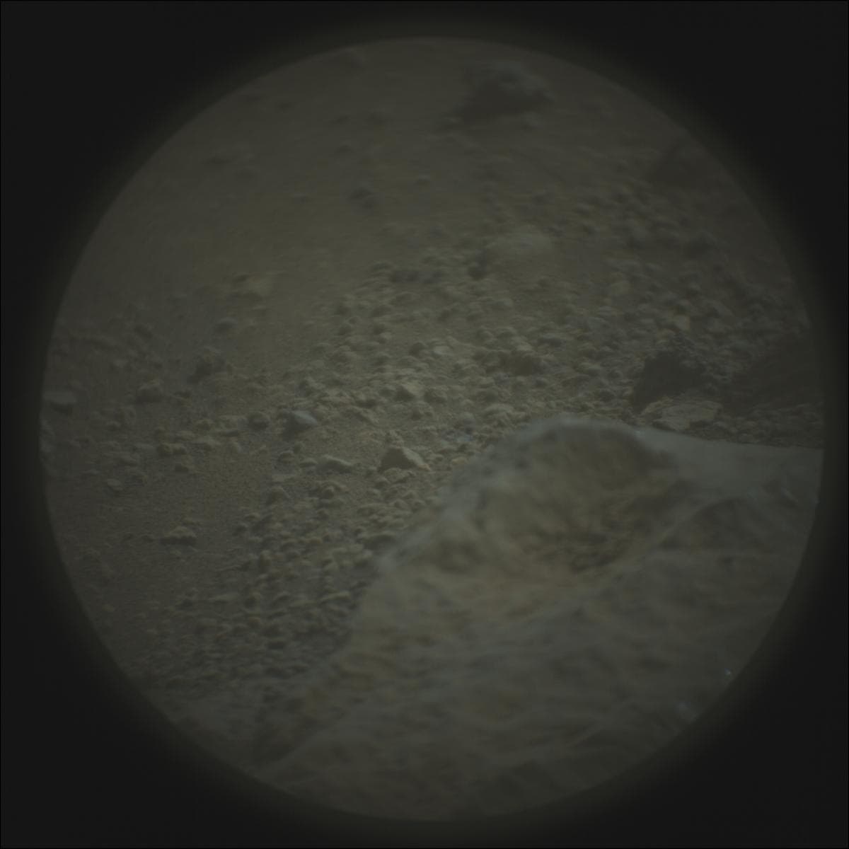 Foto de Marte da câmera SUPERCAM_RMI