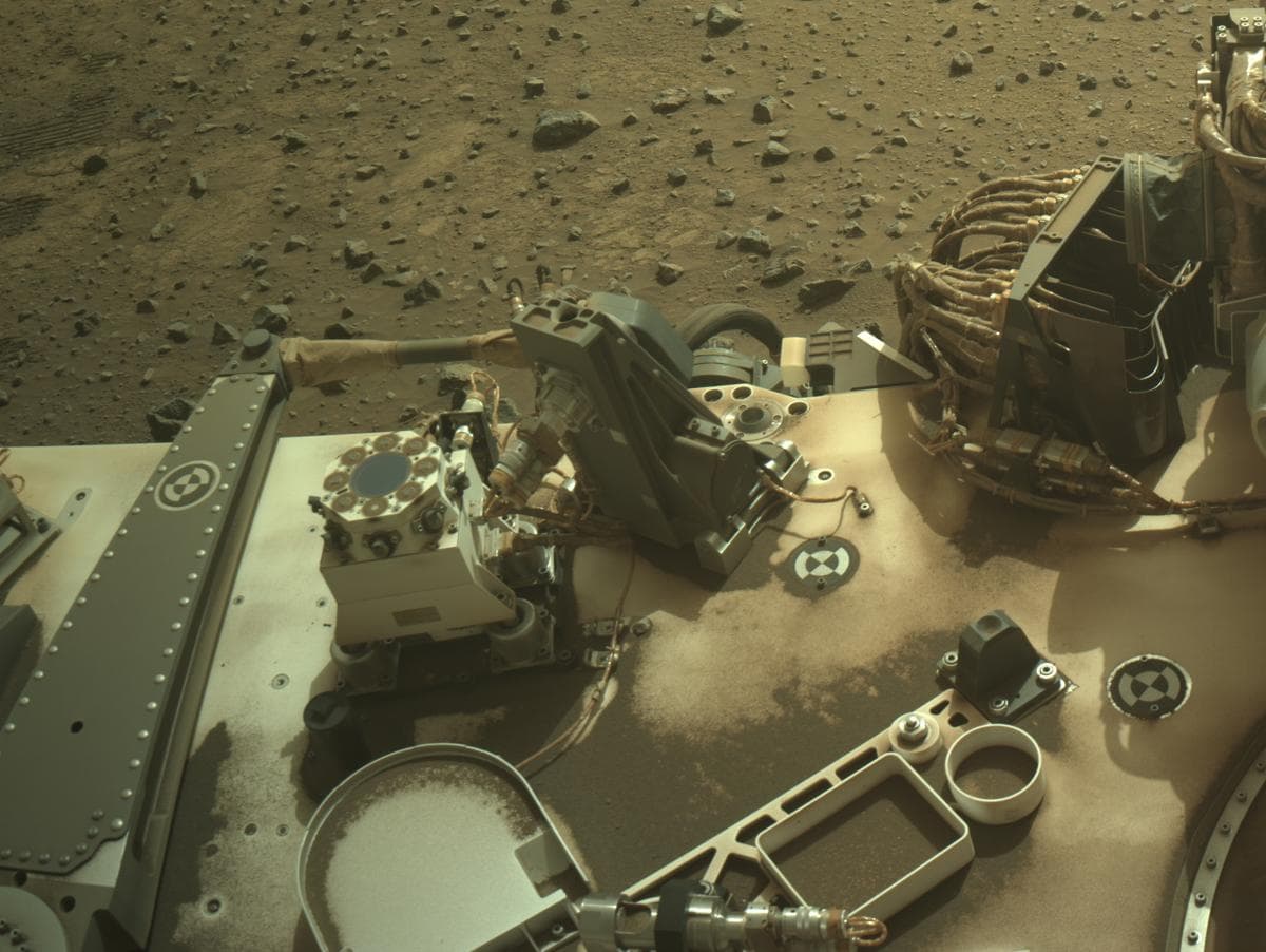 Foto de Marte da câmera NAVCAM_LEFT