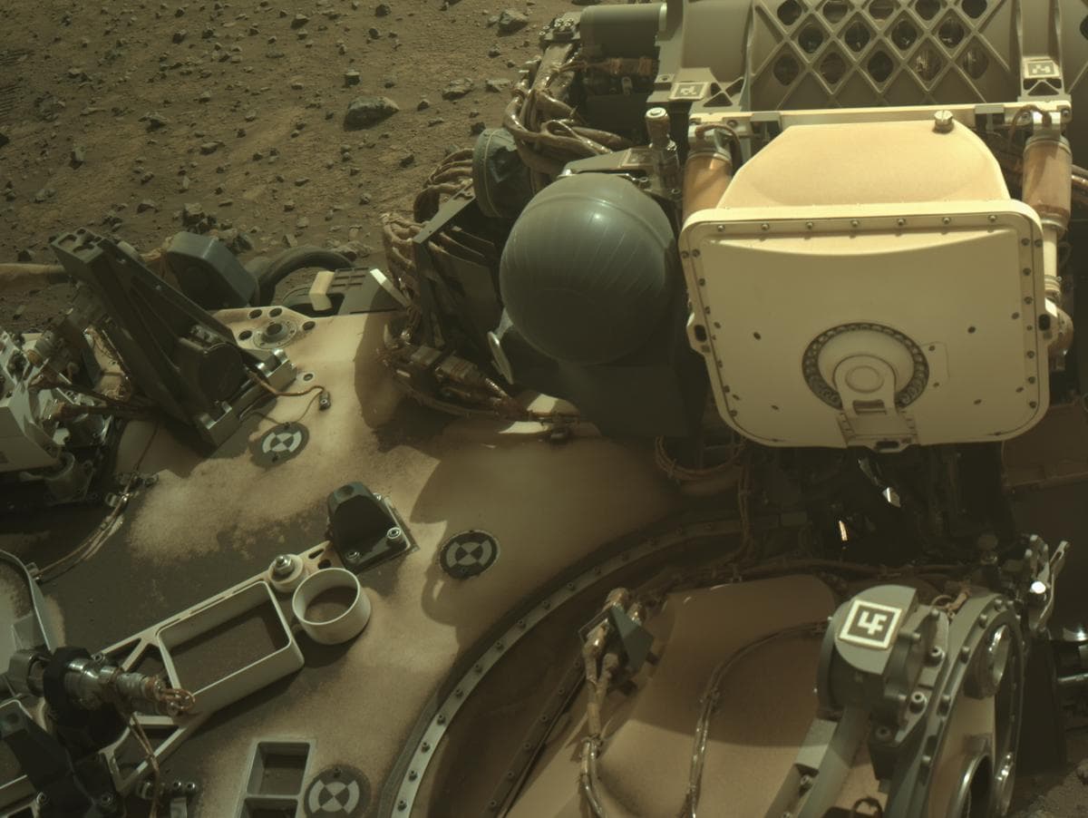 Foto de Marte da câmera NAVCAM_RIGHT