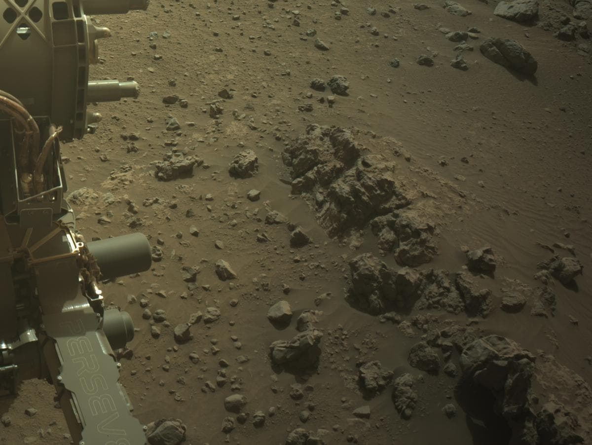 Foto de Marte da câmera NAVCAM_RIGHT