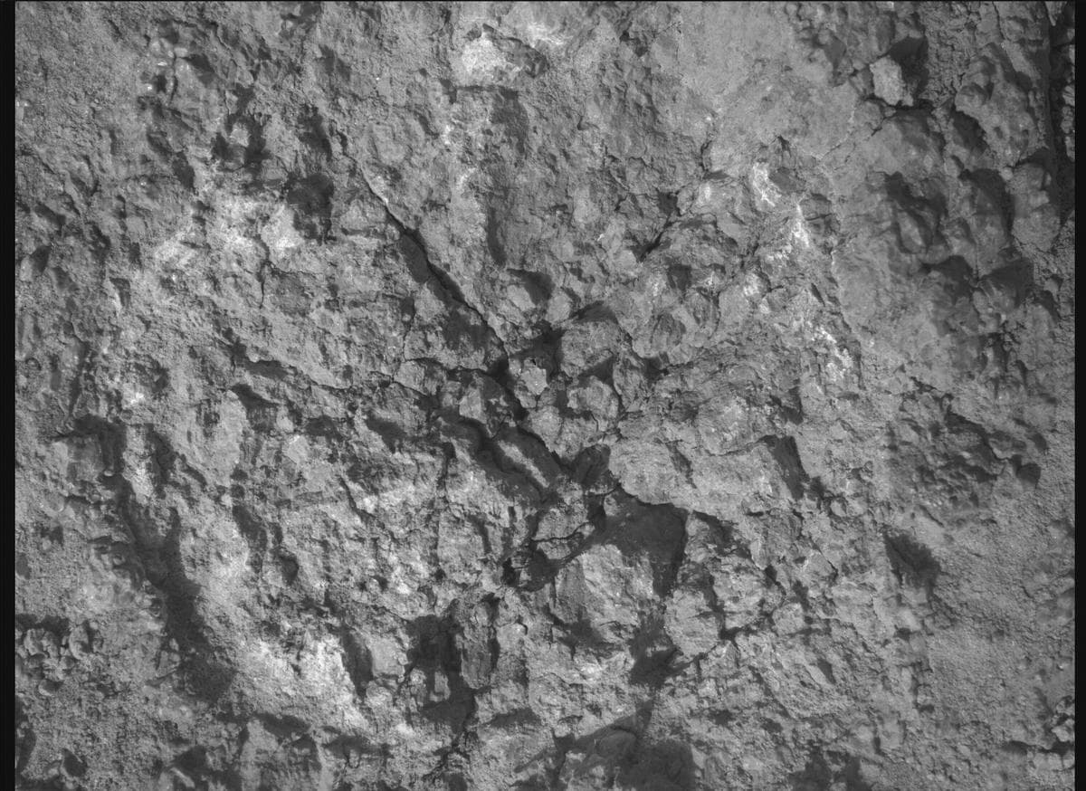 Foto de Marte da câmera SHERLOC_WATSON