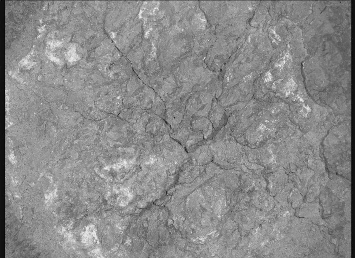 Foto de Marte da câmera SHERLOC_WATSON