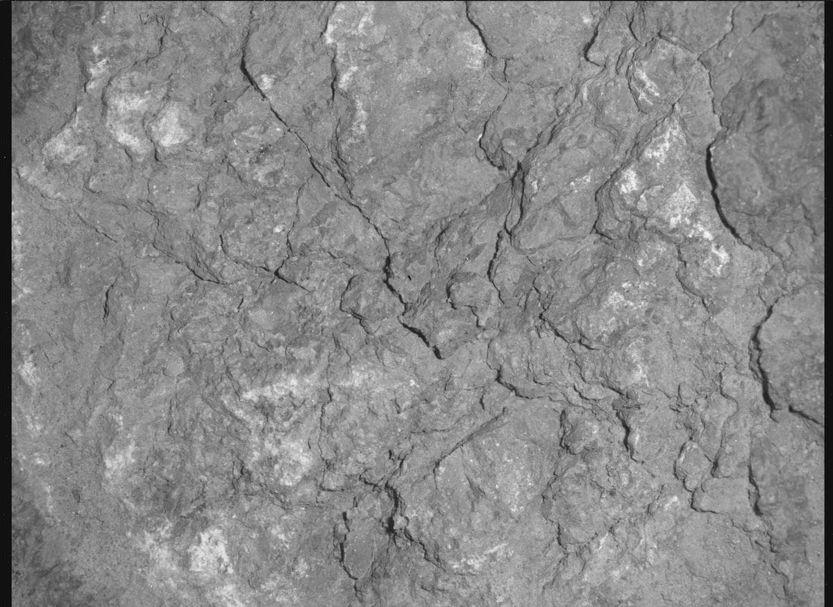 Foto de Marte da câmera SHERLOC_WATSON