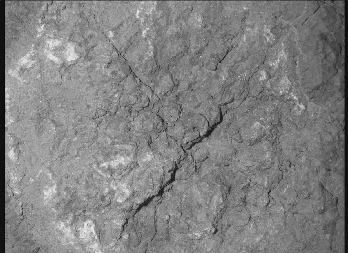 Foto de Marte da câmera SHERLOC_WATSON