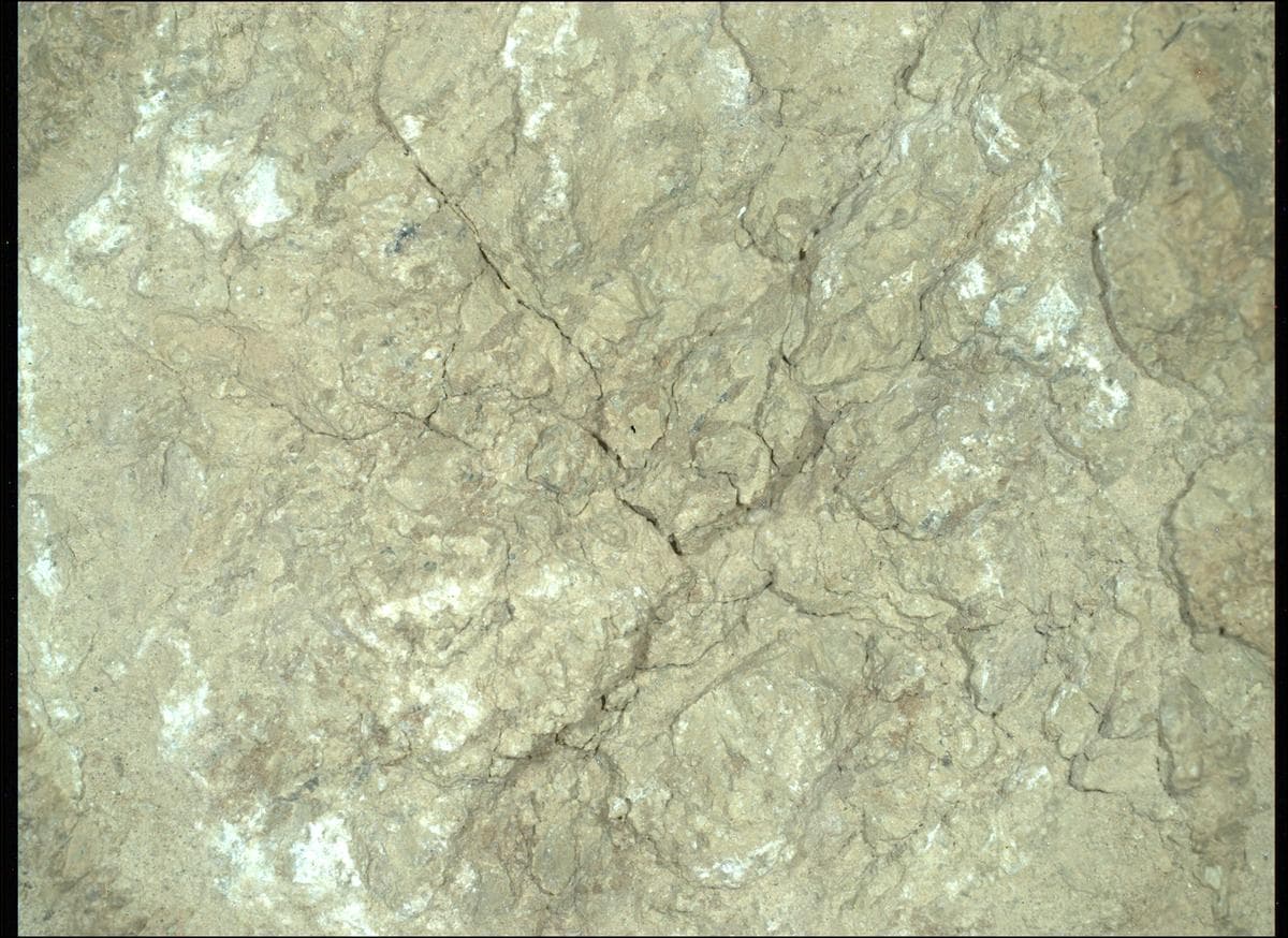 Foto de Marte da câmera SHERLOC_WATSON