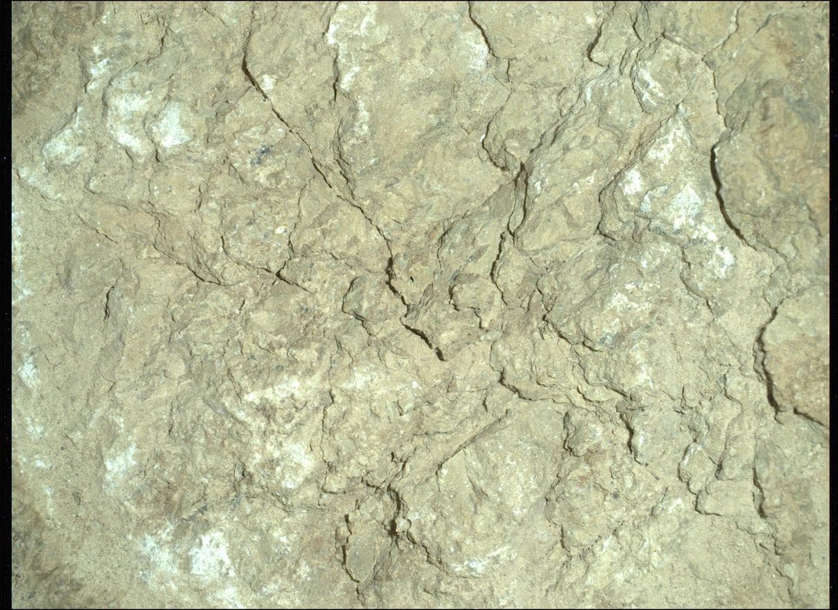 Foto de Marte da câmera SHERLOC_WATSON