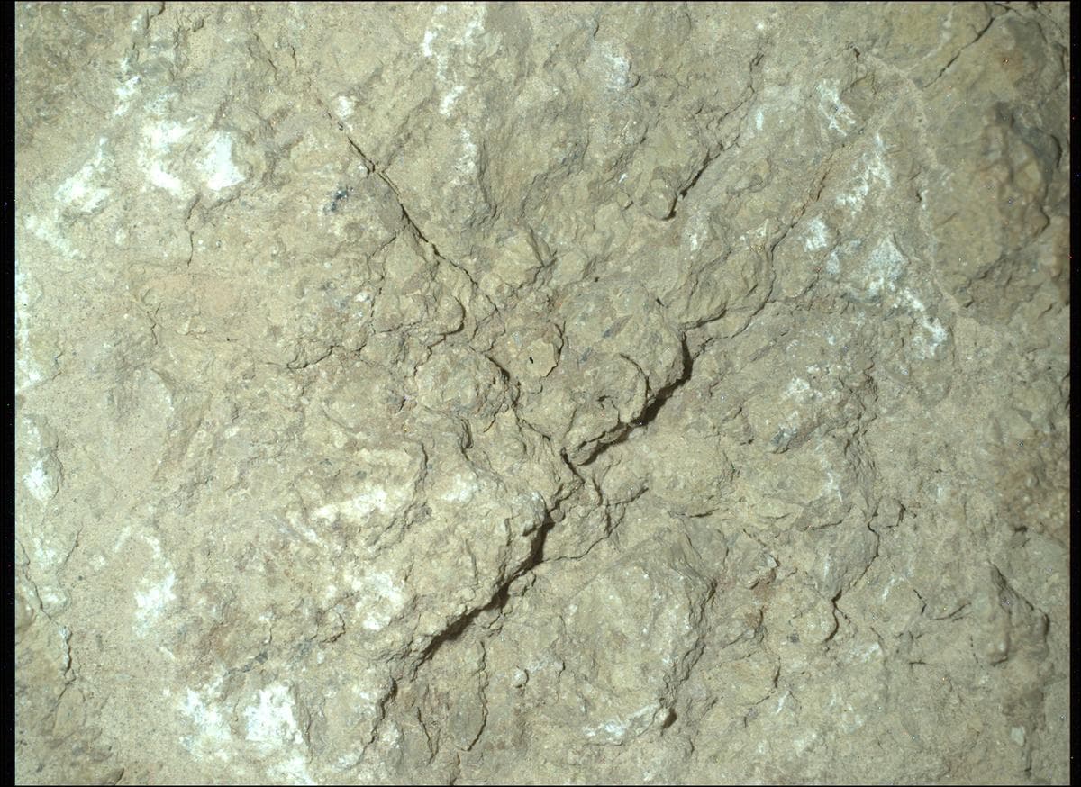 Foto de Marte da câmera SHERLOC_WATSON