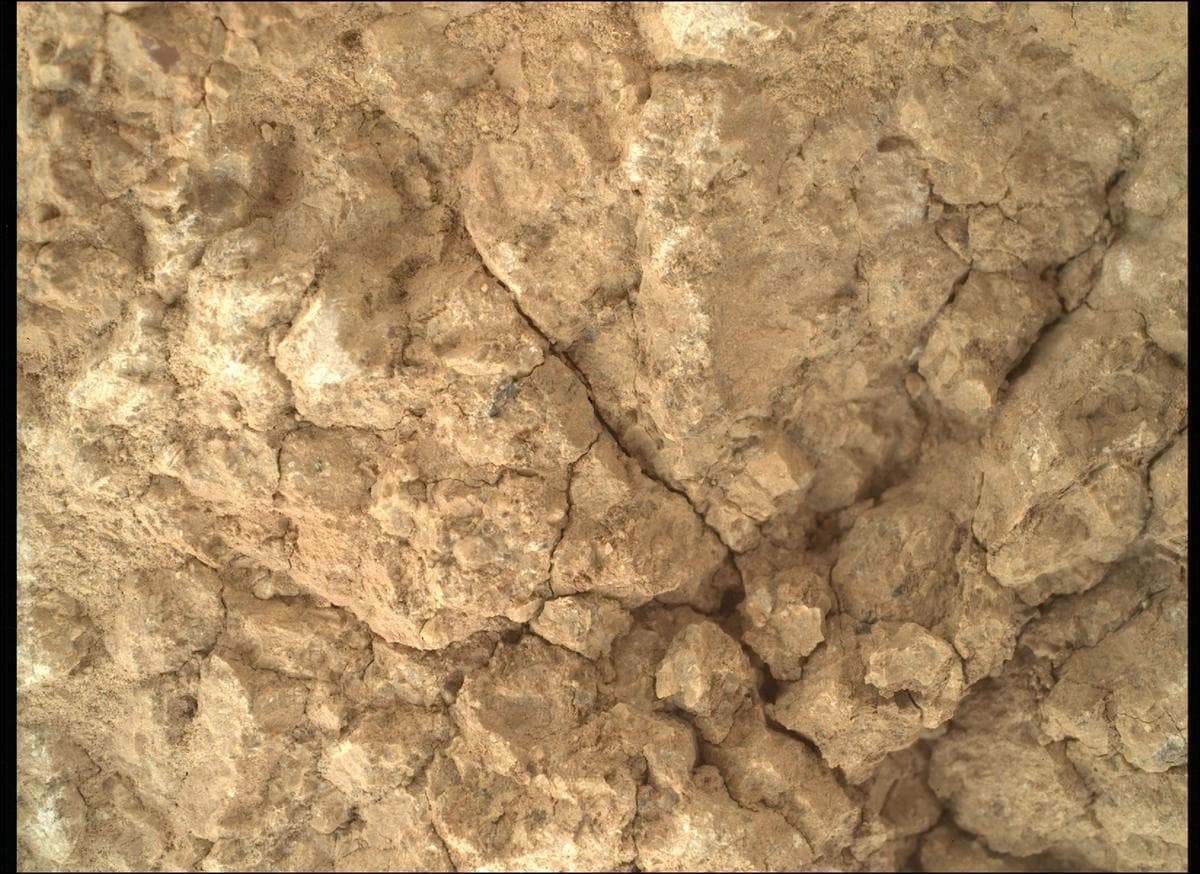 Foto de Marte da câmera SHERLOC_WATSON