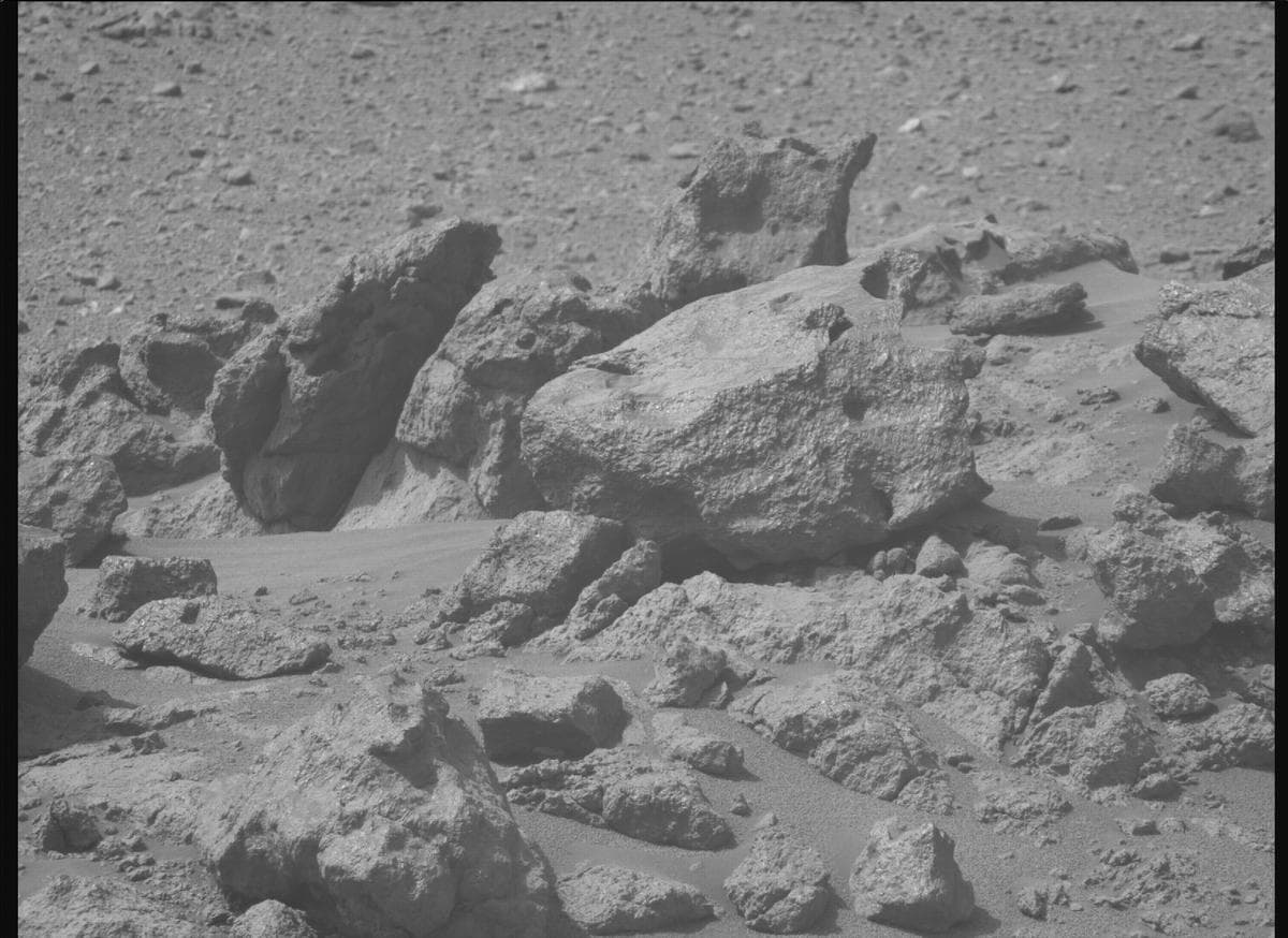 Foto de Marte da câmera MCZ_RIGHT