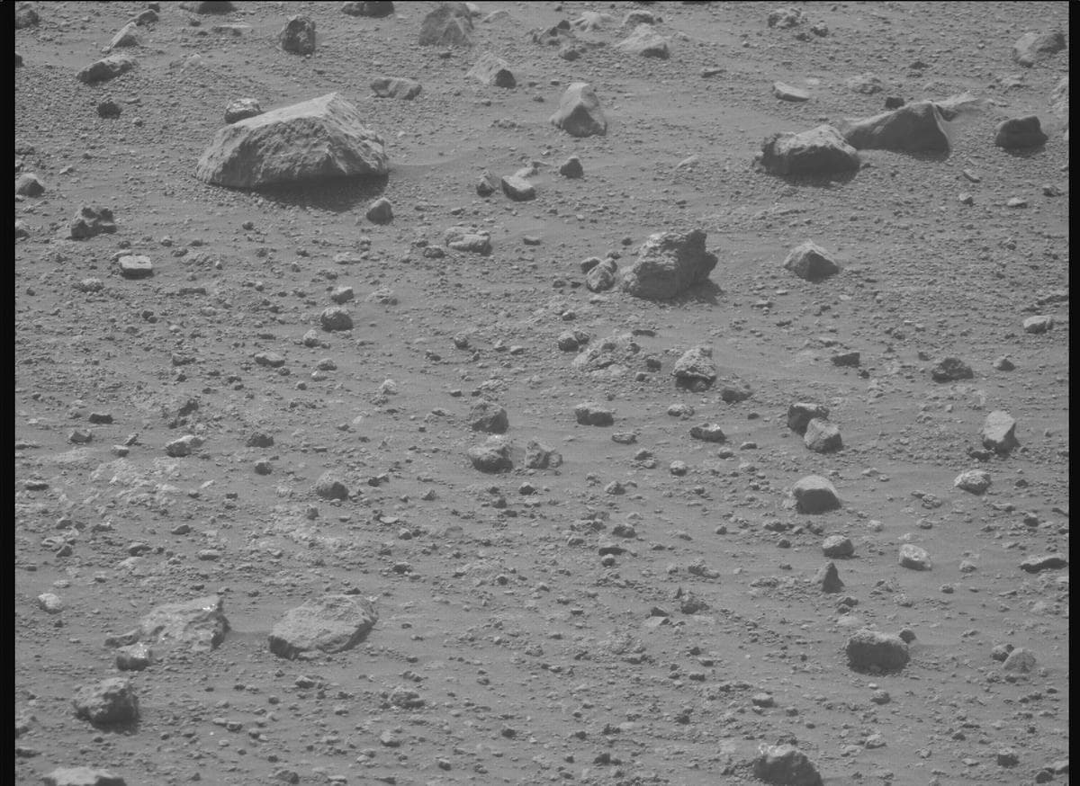 Foto de Marte da câmera MCZ_RIGHT