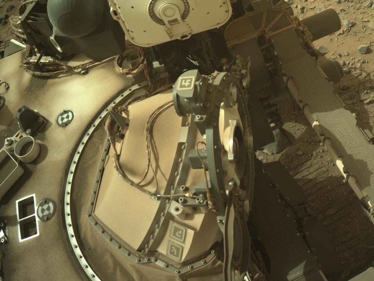 Foto de Marte da câmera NAVCAM_RIGHT