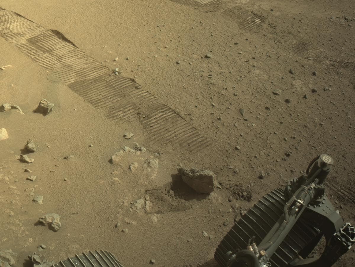 Foto de Marte da câmera NAVCAM_RIGHT