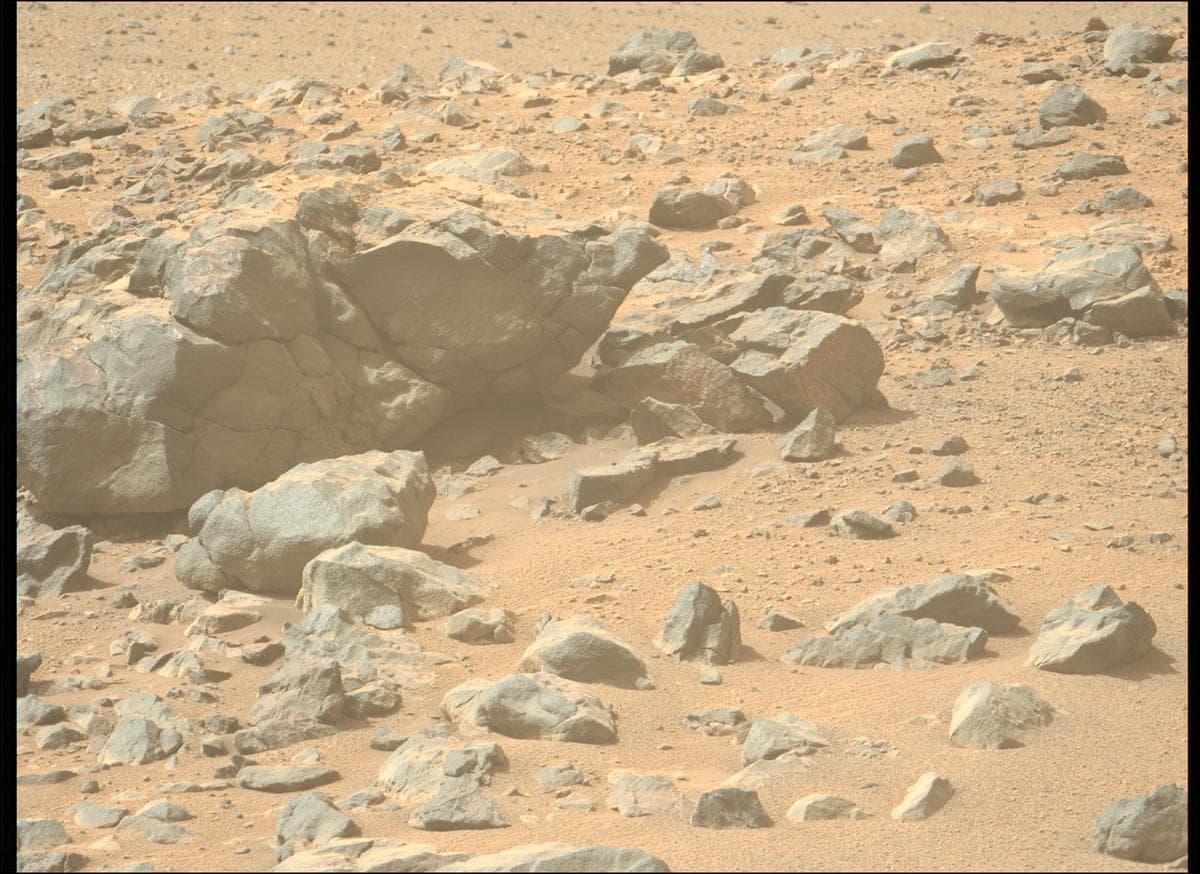 Foto de Marte da câmera MCZ_LEFT