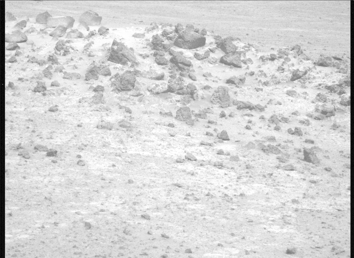 Foto de Marte da câmera MCZ_LEFT