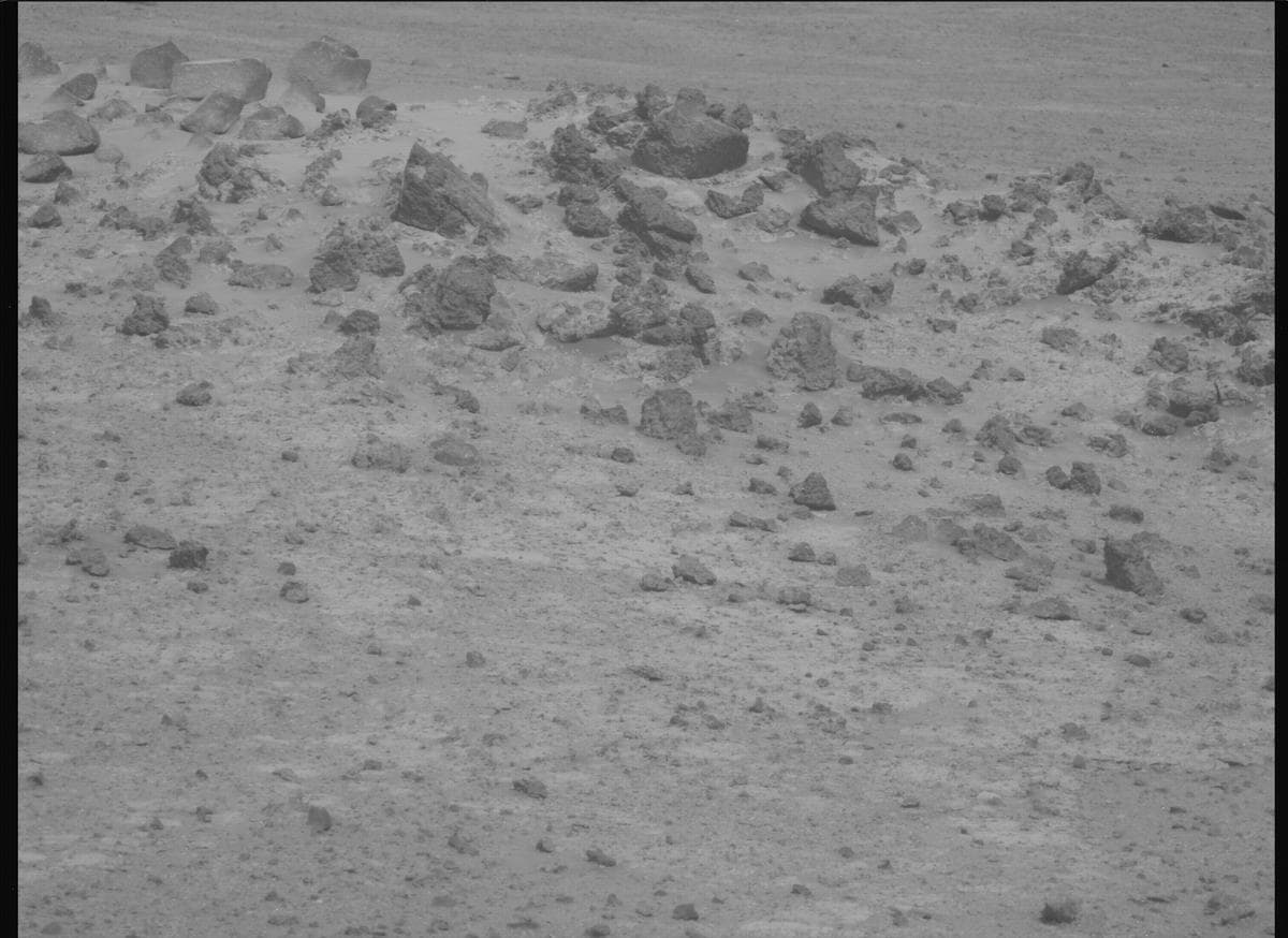 Foto de Marte da câmera MCZ_LEFT