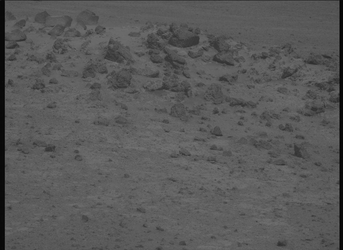 Foto de Marte da câmera MCZ_LEFT