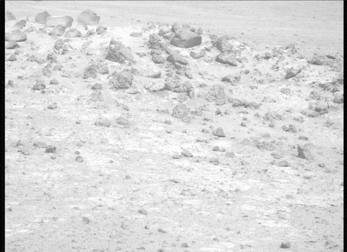 Foto de Marte da câmera MCZ_LEFT