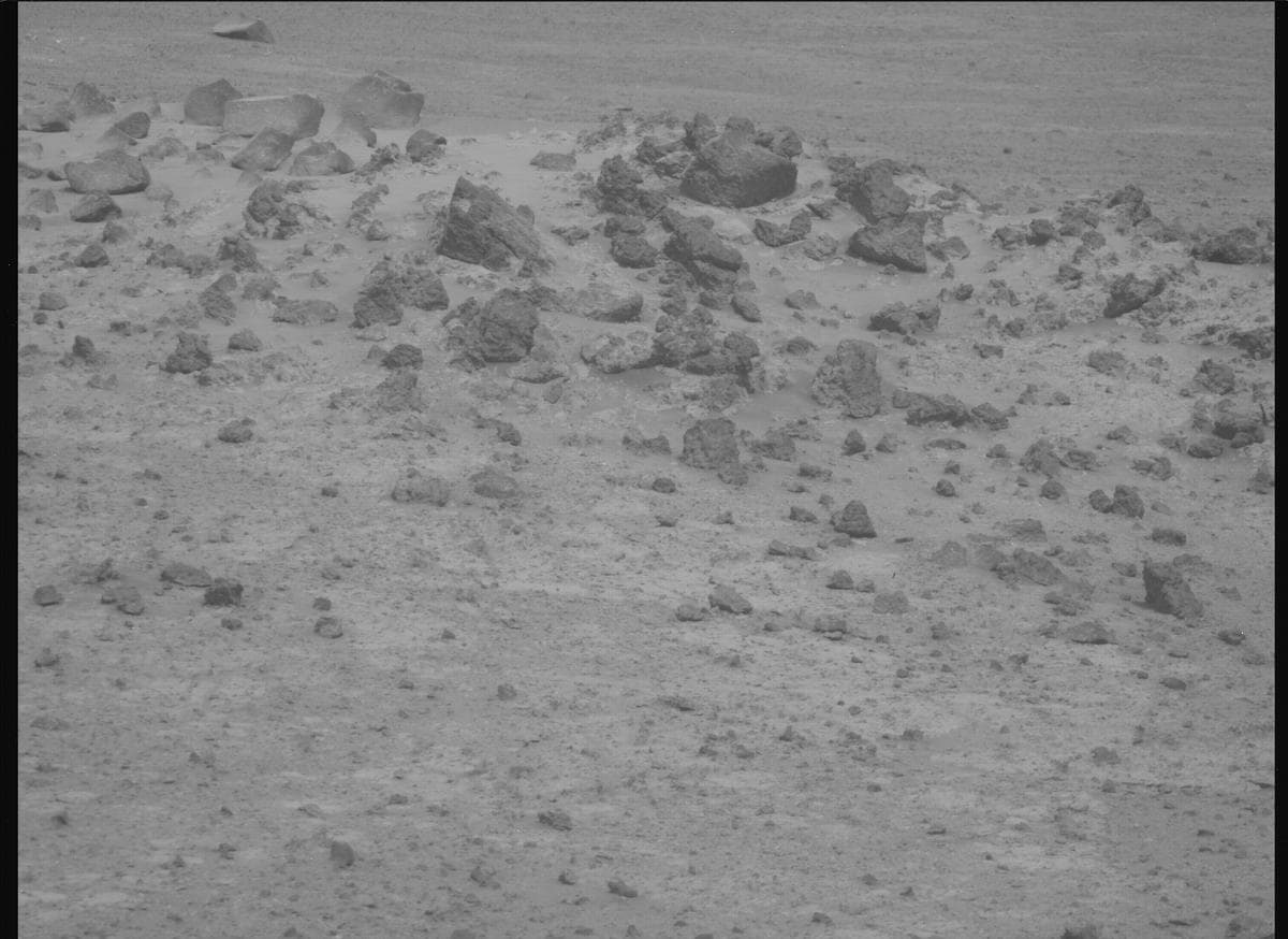 Foto de Marte da câmera MCZ_RIGHT