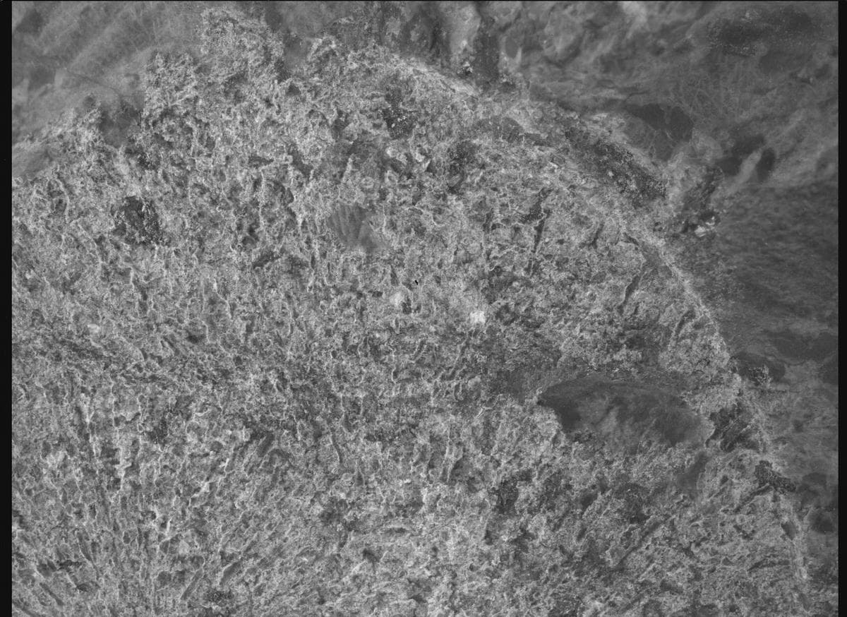 Foto de Marte da câmera SHERLOC_WATSON