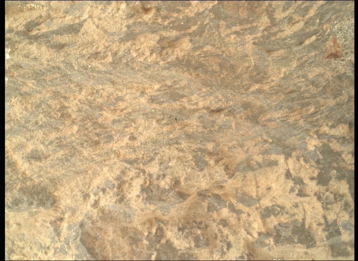 Foto de Marte da câmera SHERLOC_WATSON