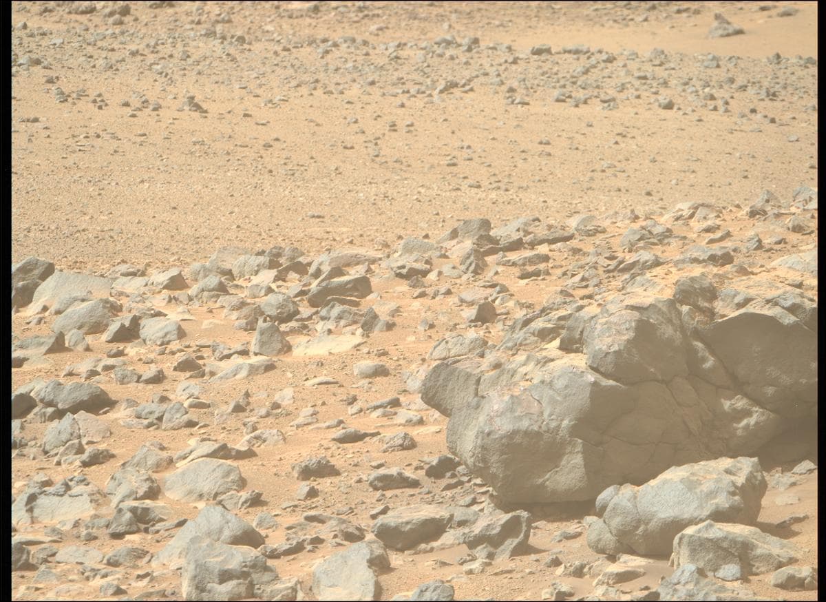 Foto de Marte da câmera MCZ_RIGHT