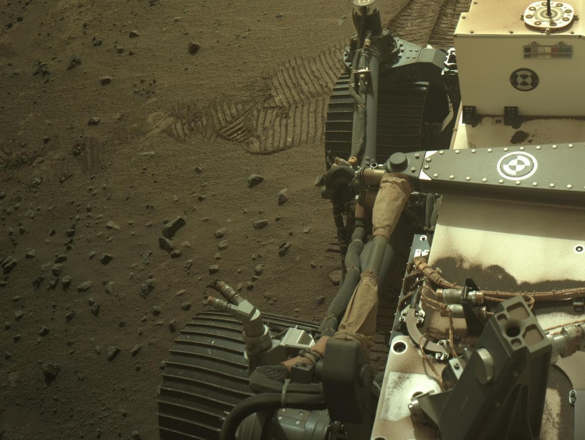 Foto de Marte da câmera NAVCAM_RIGHT