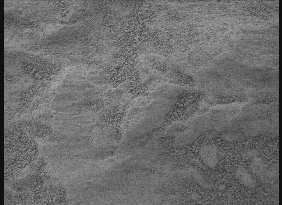 Foto de Marte da câmera SHERLOC_WATSON