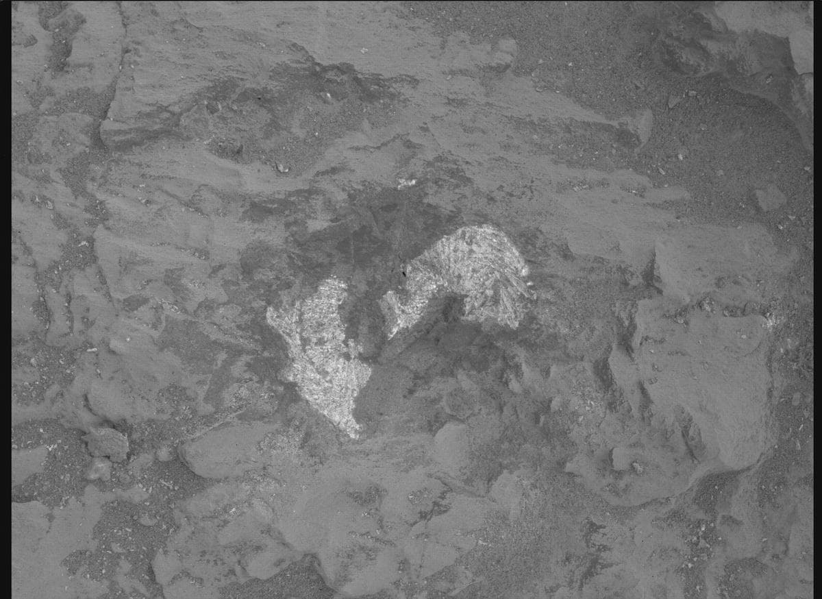 Foto de Marte da câmera SHERLOC_WATSON