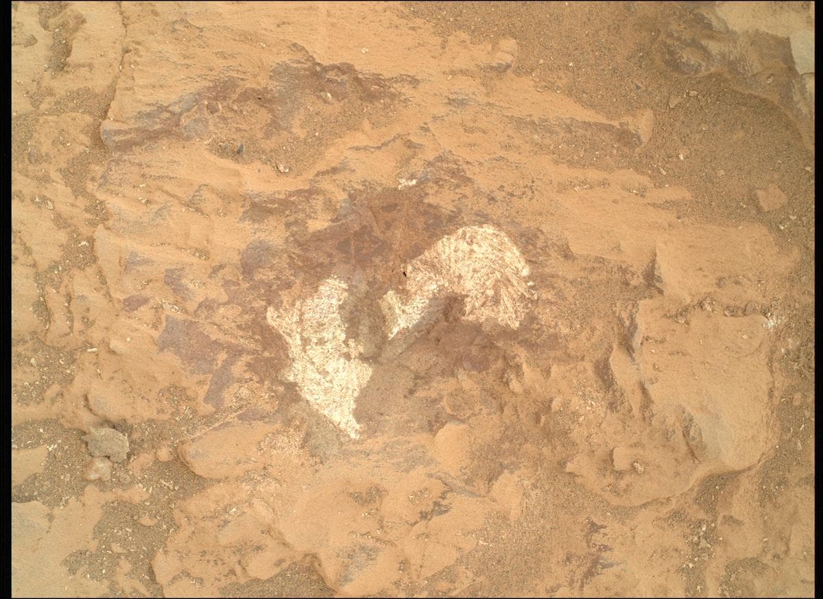 Foto de Marte da câmera SHERLOC_WATSON