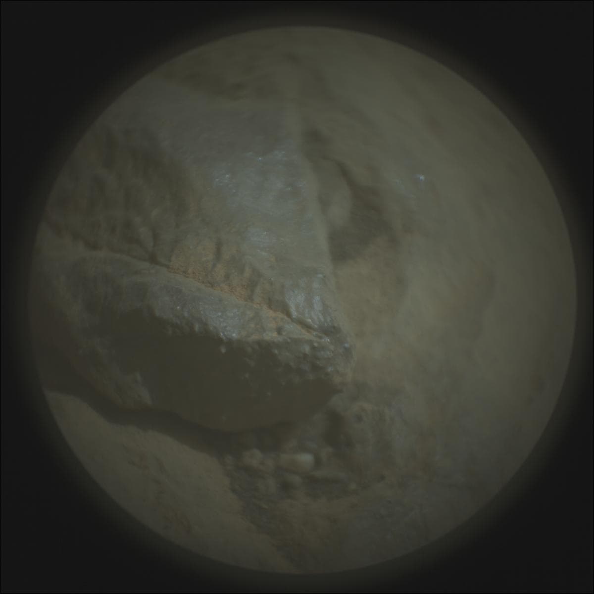 Foto de Marte da câmera SUPERCAM_RMI