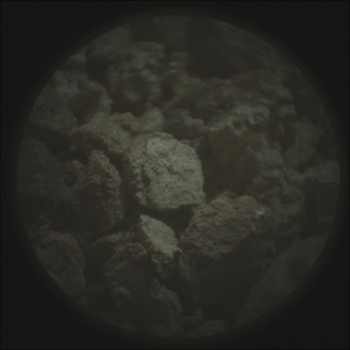 Foto de Marte da câmera SUPERCAM_RMI