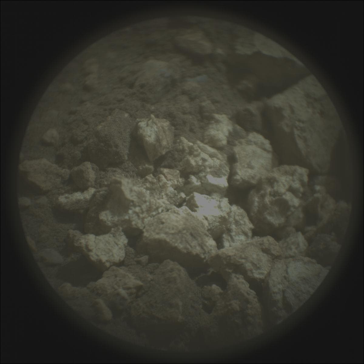 Foto de Marte da câmera SUPERCAM_RMI