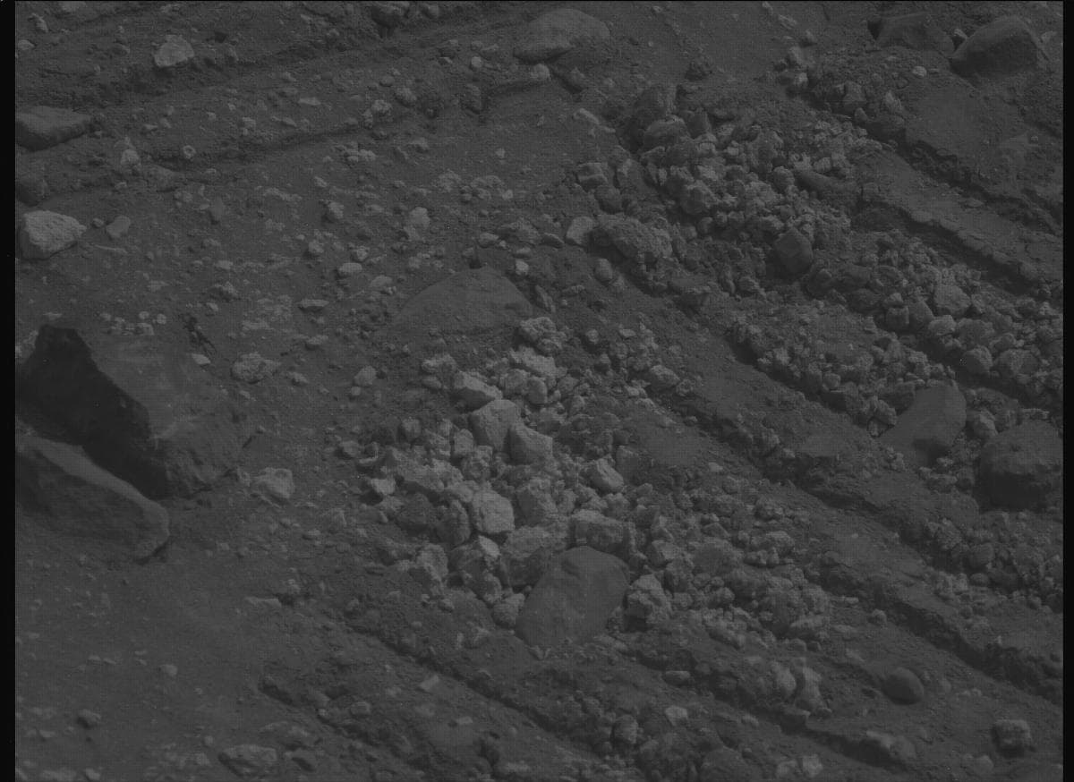 Foto de Marte da câmera MCZ_LEFT