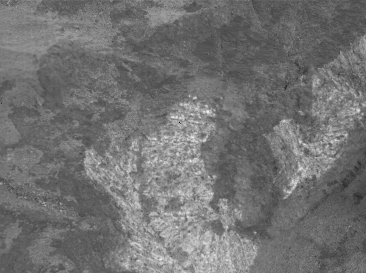 Foto de Marte da câmera SHERLOC_WATSON