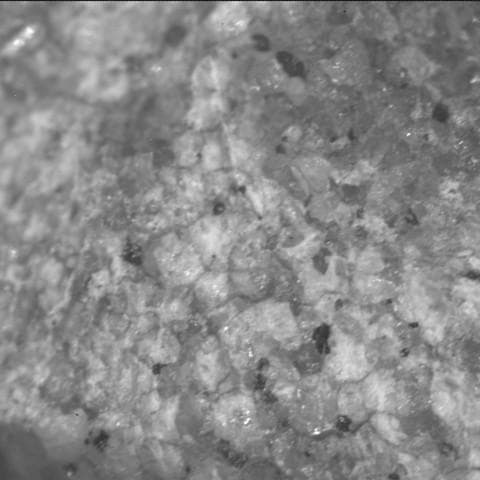 Foto de Marte da câmera SHERLOC_ACI